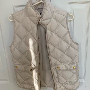 J Crew cream vest